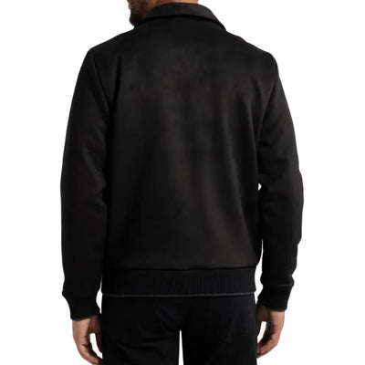 Allen Black Suede A2 Bomber Jacket